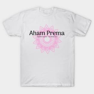 Aham Prema Sanskrit Mantra T-Shirt